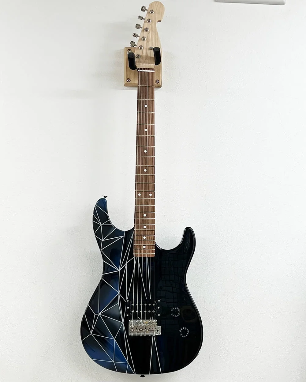 ギター HATA Knight BLACK Kirk Hammett Electric Guitar KH-2 OUIJA Limited