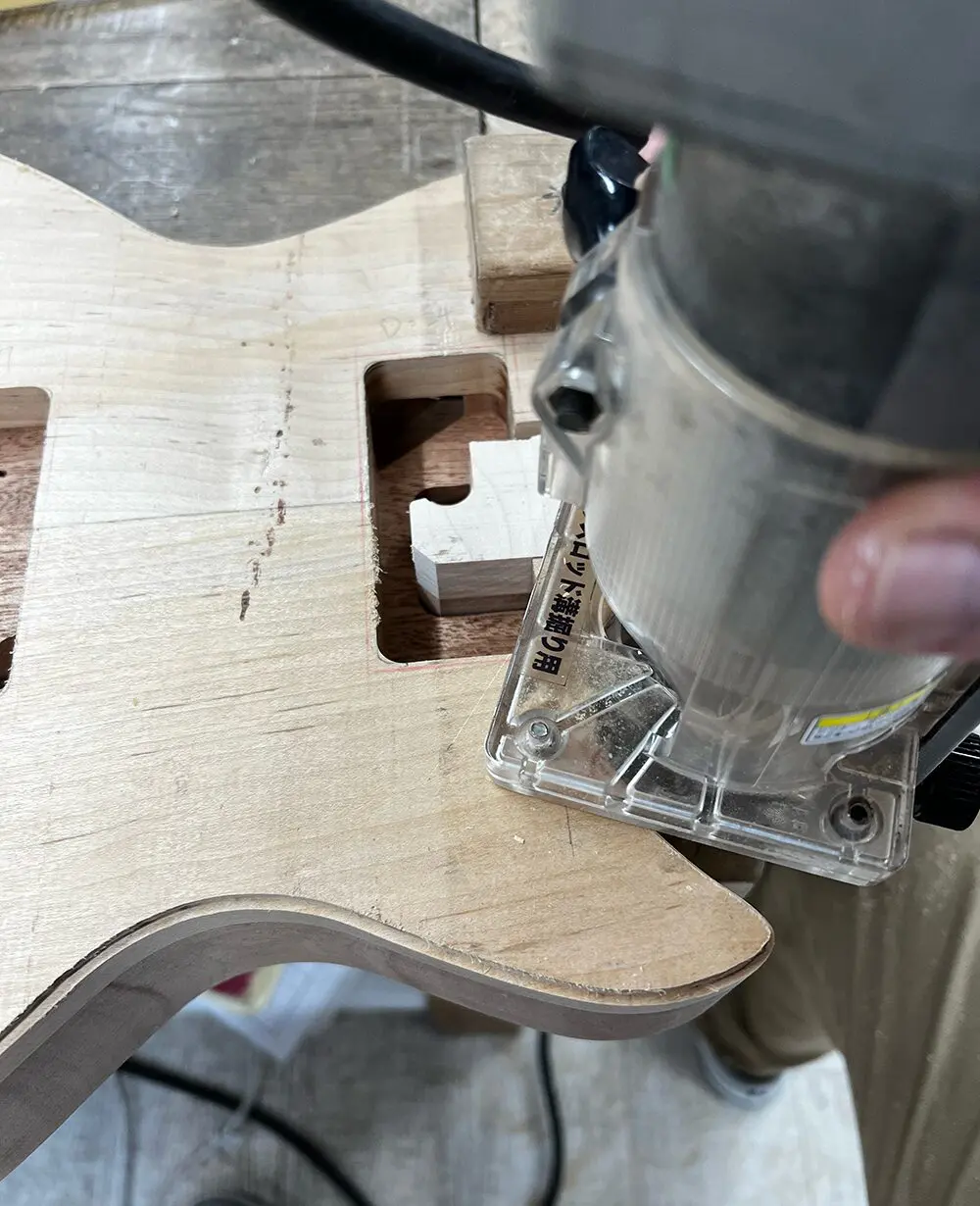 5作目】ボディバインディング溝の加工（外セル+カスタムセル