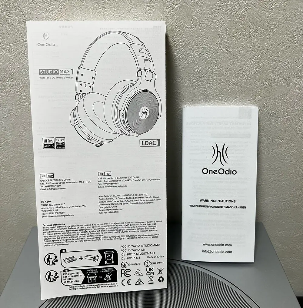 レビュー】OneOdio Studio Max 1、専用トランスミッターで超低