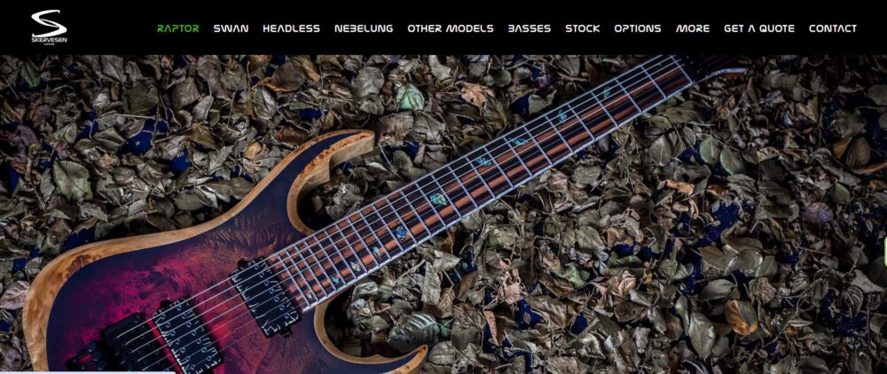 Skervesen ホームページ