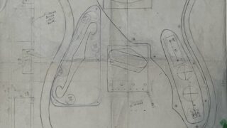 テレキャスターシンラインの製図